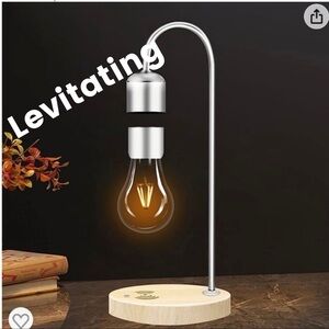 Levitating Lamp with Wireless phone Charger